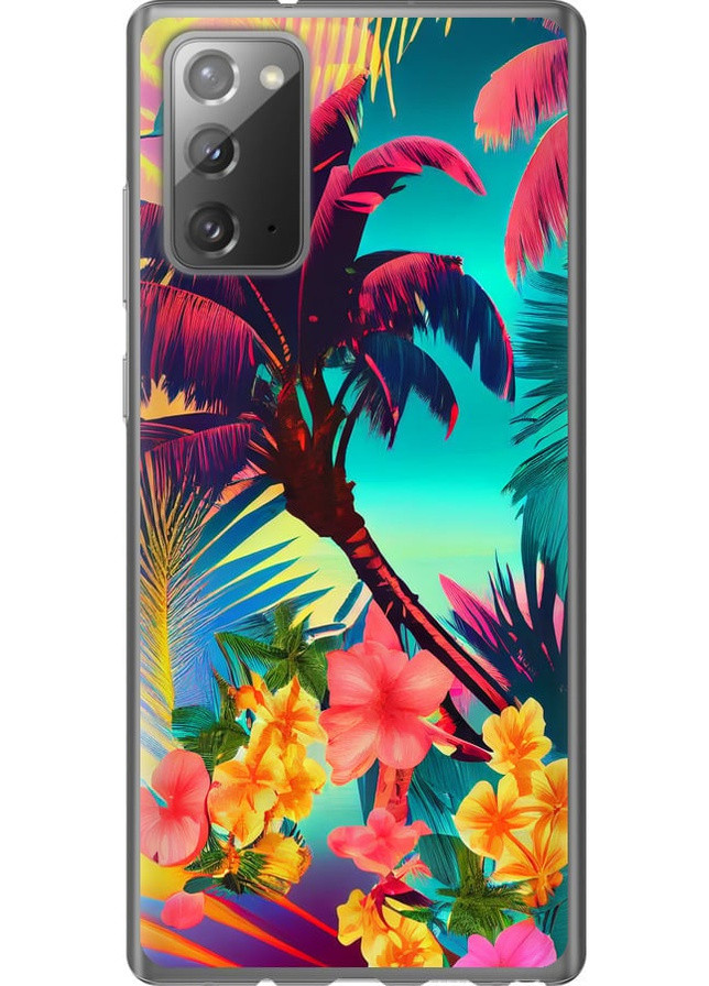 2D пластиковый чехол 'Тропики v2' для Endorphone Samsung Galaxy Note 20 (258176058)
