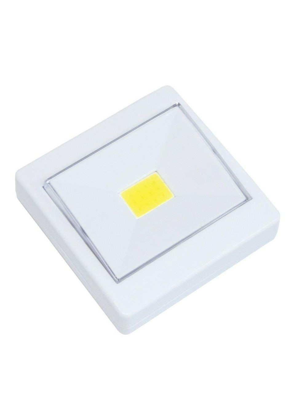 LED світильник на батарейках у вигляді вимикача, Магніт, Липучка, 4хAAA BauTech KL305-COB No Brand (260511757)