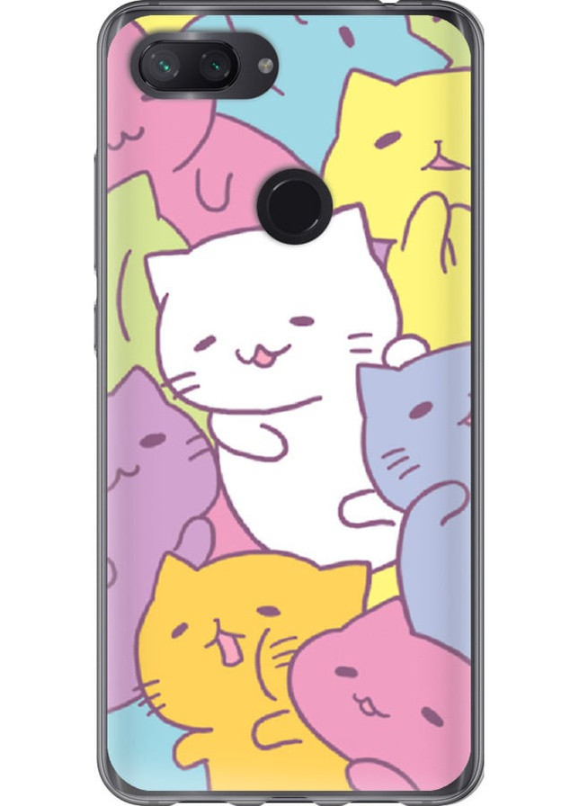 Силіконовий чохол 'Кошенята ' для Endorphone Xiaomi Mi 8 Lite (258262168)