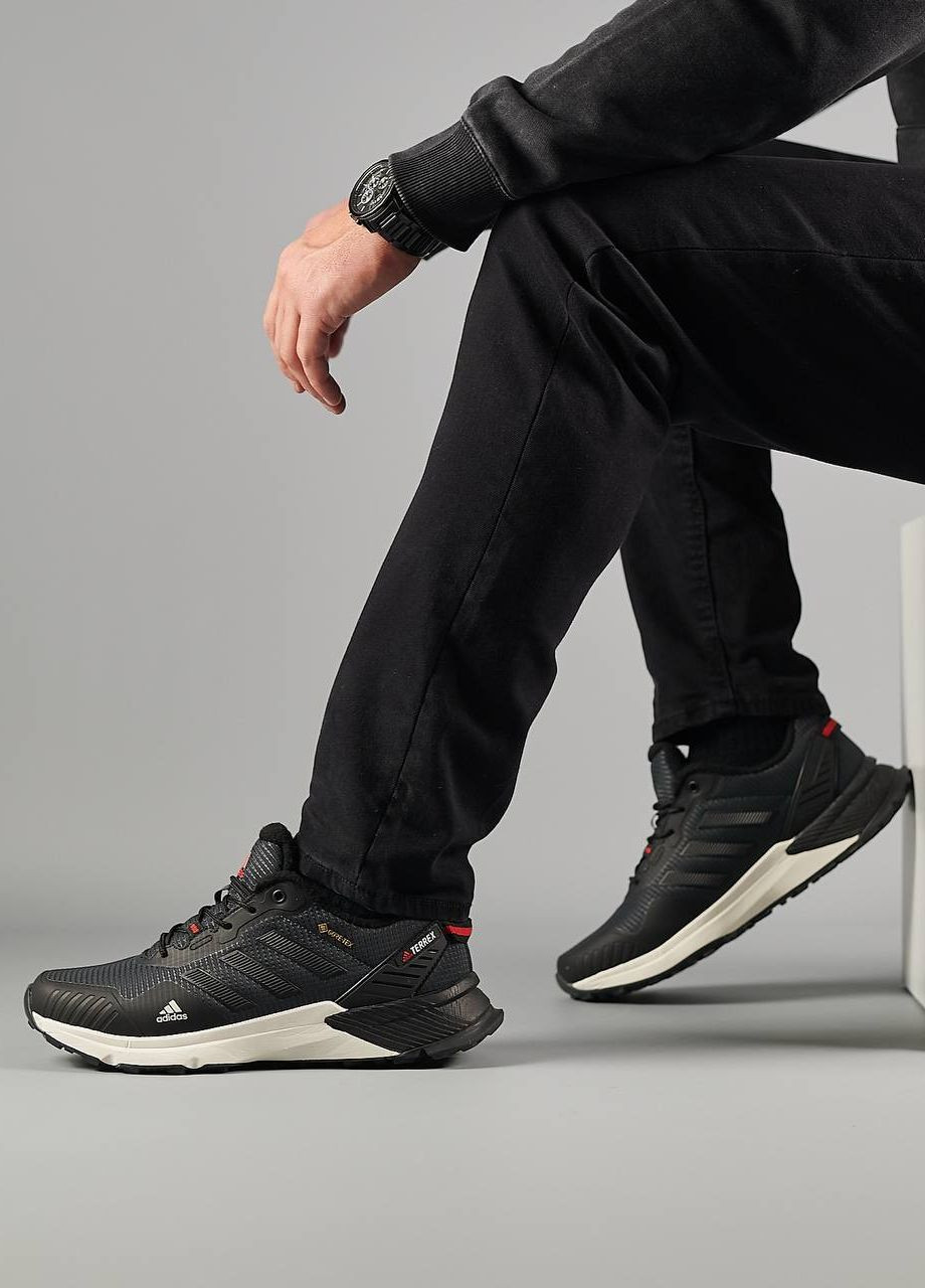 Сірі Осінні кросівки чоловічі, вьетнам adidas Equipment Terrex Fleece Dark Grey