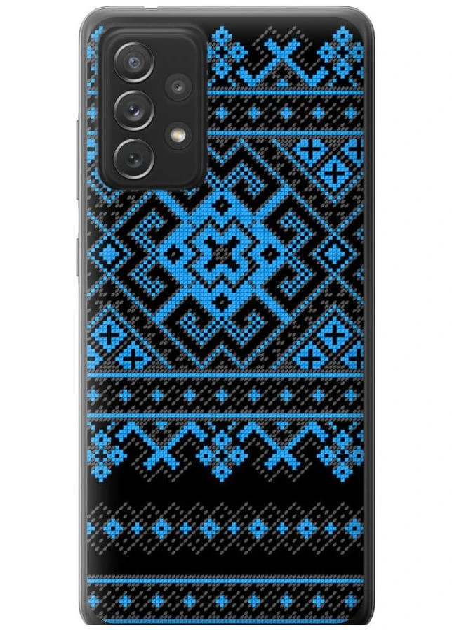 Силіконовий чохол 'Вишиванка 44' для Endorphone Samsung Galaxy A72 A725F (269344655)