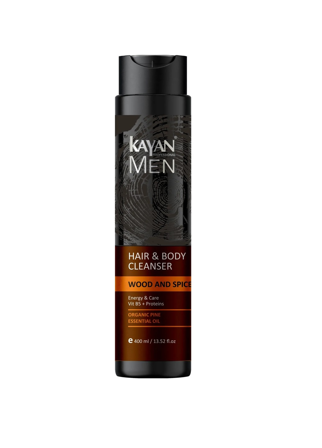 Очищающий гель для волос и тела Kayan Men 400 мл Kayan Professional (276844047)