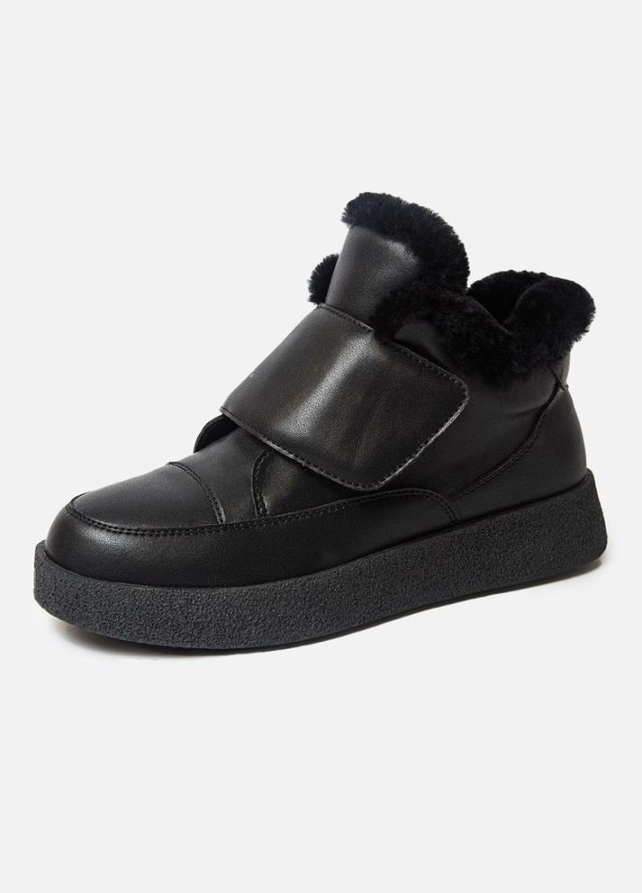 Зимние женские ботинки цвет черный цб-00225987 Wilmar