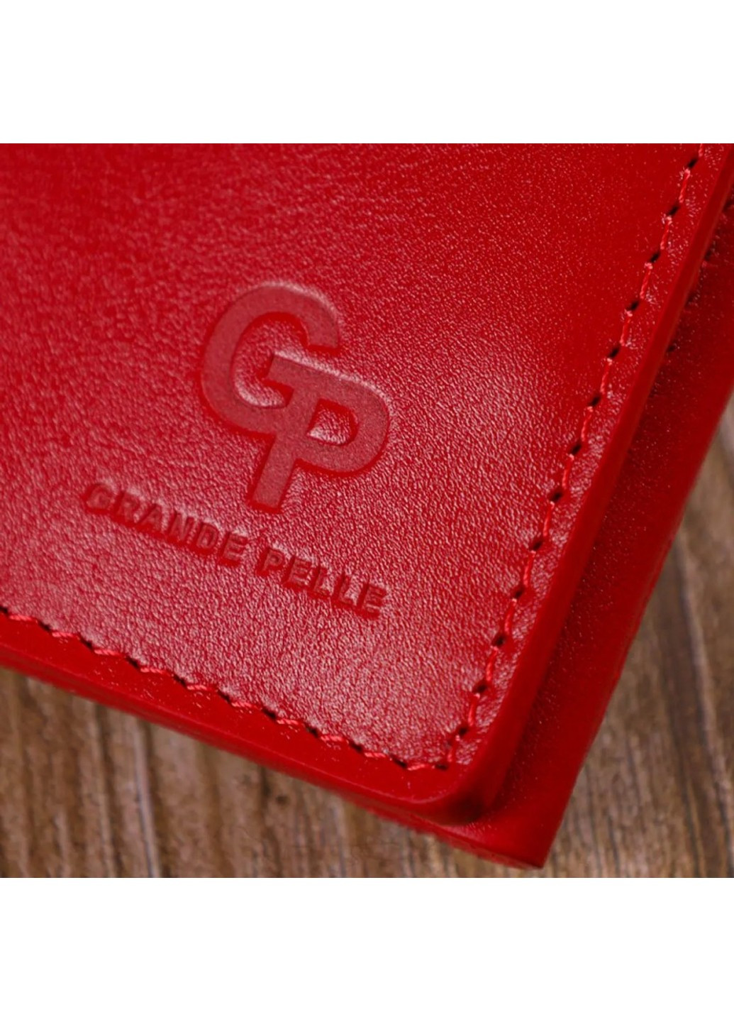 Шкіряний жіночий гаманець ручної роботи 16785 Grande Pelle (269089195)