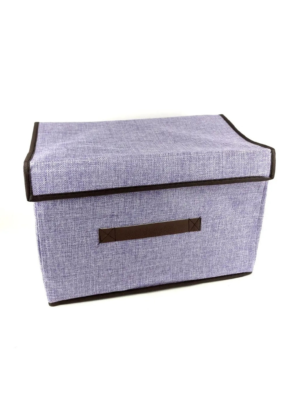 Органайзер короб ящик бокс для зберігання речей одягу білизни іграшок аксесуарів 37х23х23.5 см (475839-Prob) Фіолетовий Unbranded (272097211)