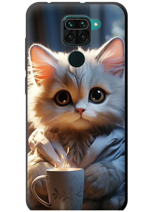 TPU чохол 'Білий кіт' для Endorphone xiaomi redmi note 9 (265396457)