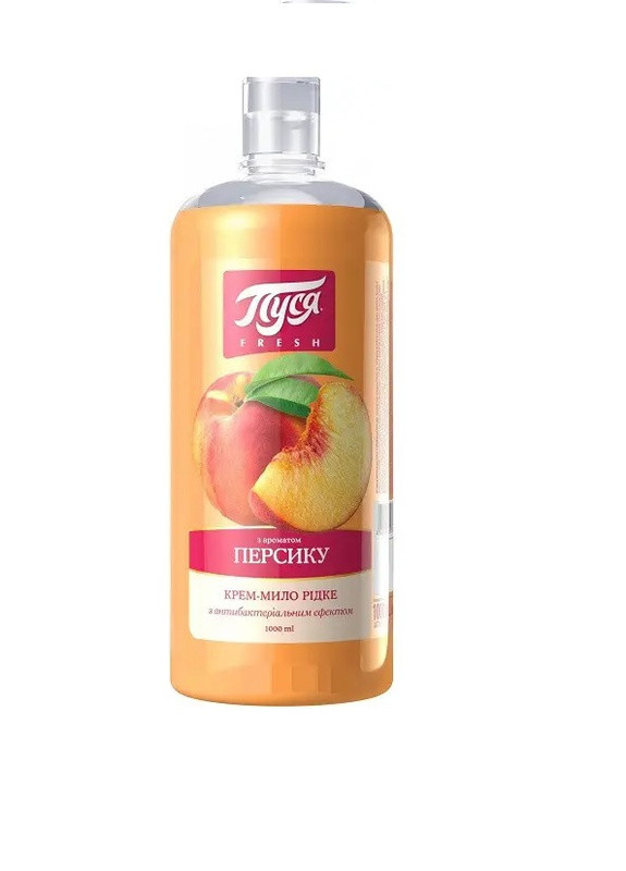 Жидкое мыло с антибактериальным эффектом Персик 1 л Пуся (258576796)
