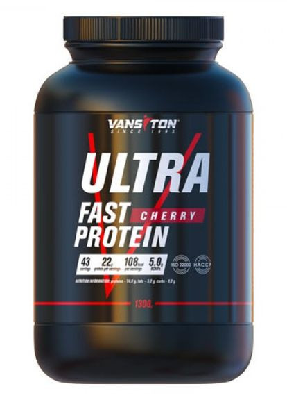 Протеин Ультра-Про 1300г (Вишня) Vansiton (275135270)