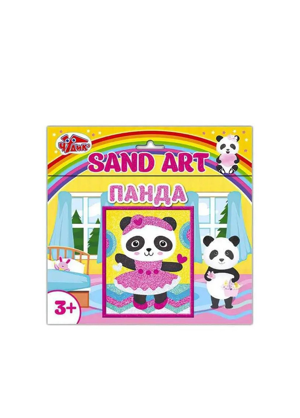 Картинка з піску "Панда" колір різнокольоровий ЦБ-00214837 Чудик (259443239)