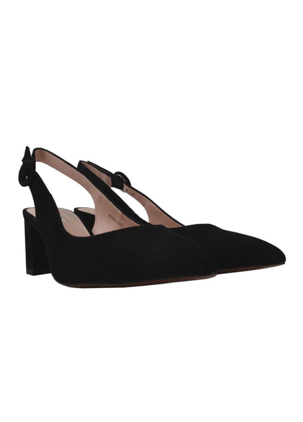 Туфлі жіночі Натуральна замша, колір чорний Anemone 110-20dt (257426289)