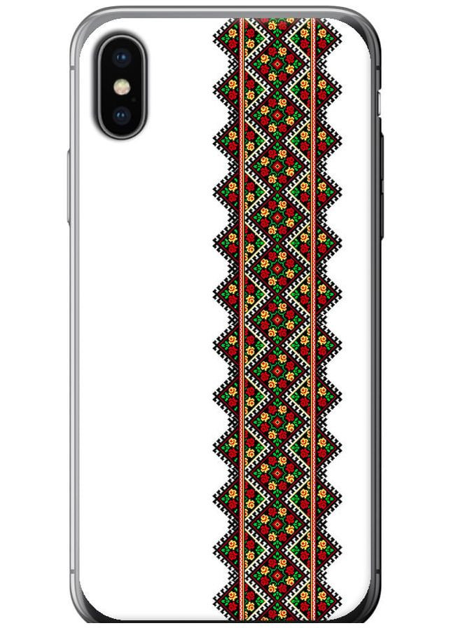 2D пластиковый чехол 'Вышиванка 17' для Endorphone Apple iPhone X (269344051)