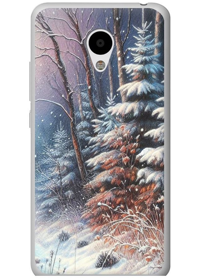 2D пластиковий чохол 'Зимовий пейзаж' для Endorphone Meizu M3 (275463329)