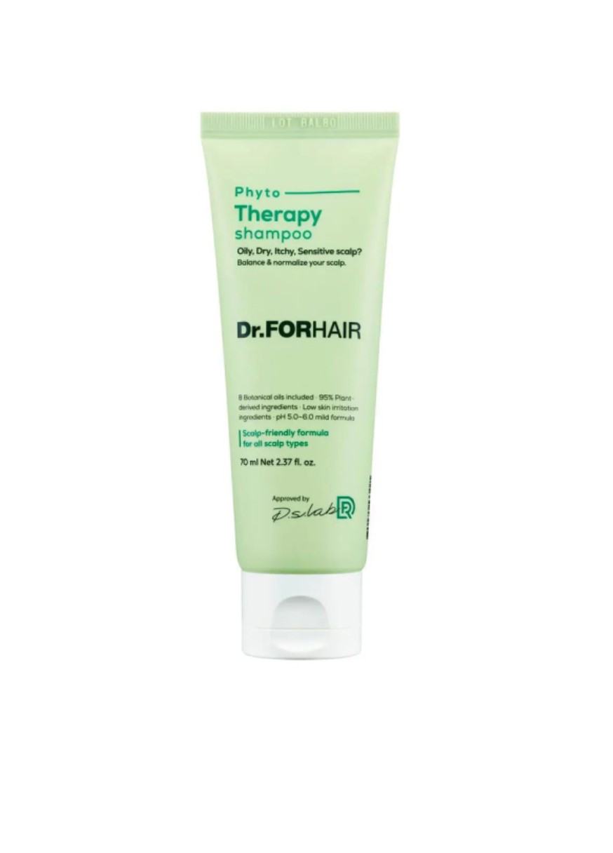 Фитотерапевтический шампунь для чувствительной кожи головы Phyto Therapy Shampoo 70 мл Dr.Forhair (268218799)