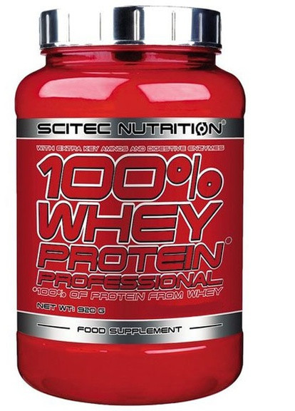 100% Whey Protein Professional 920 g /30 servings/ Banana Scitec Nutrition (256725992)