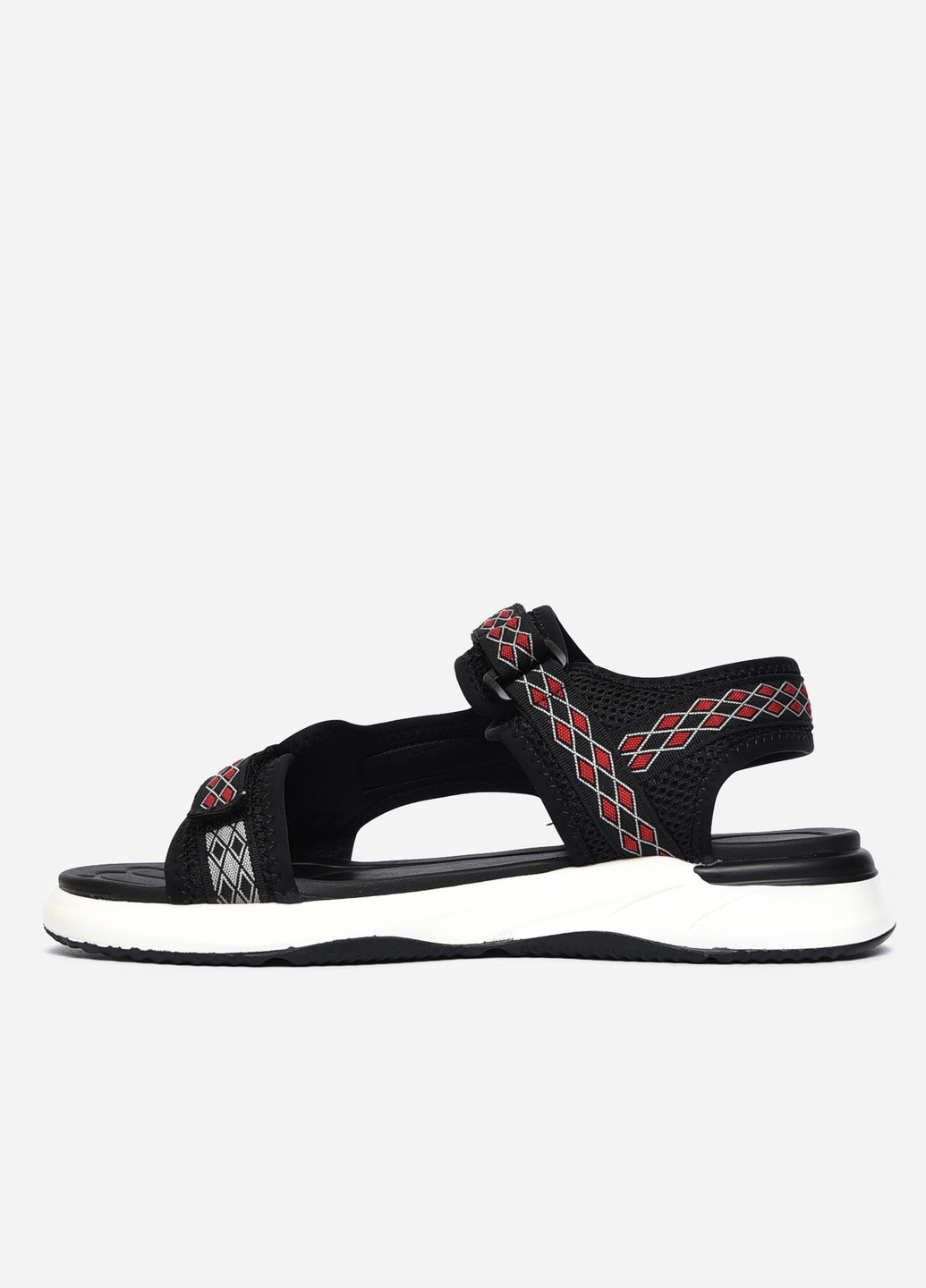 Пляжные сандалии мужские чорного цвета текстиль Let's Shop