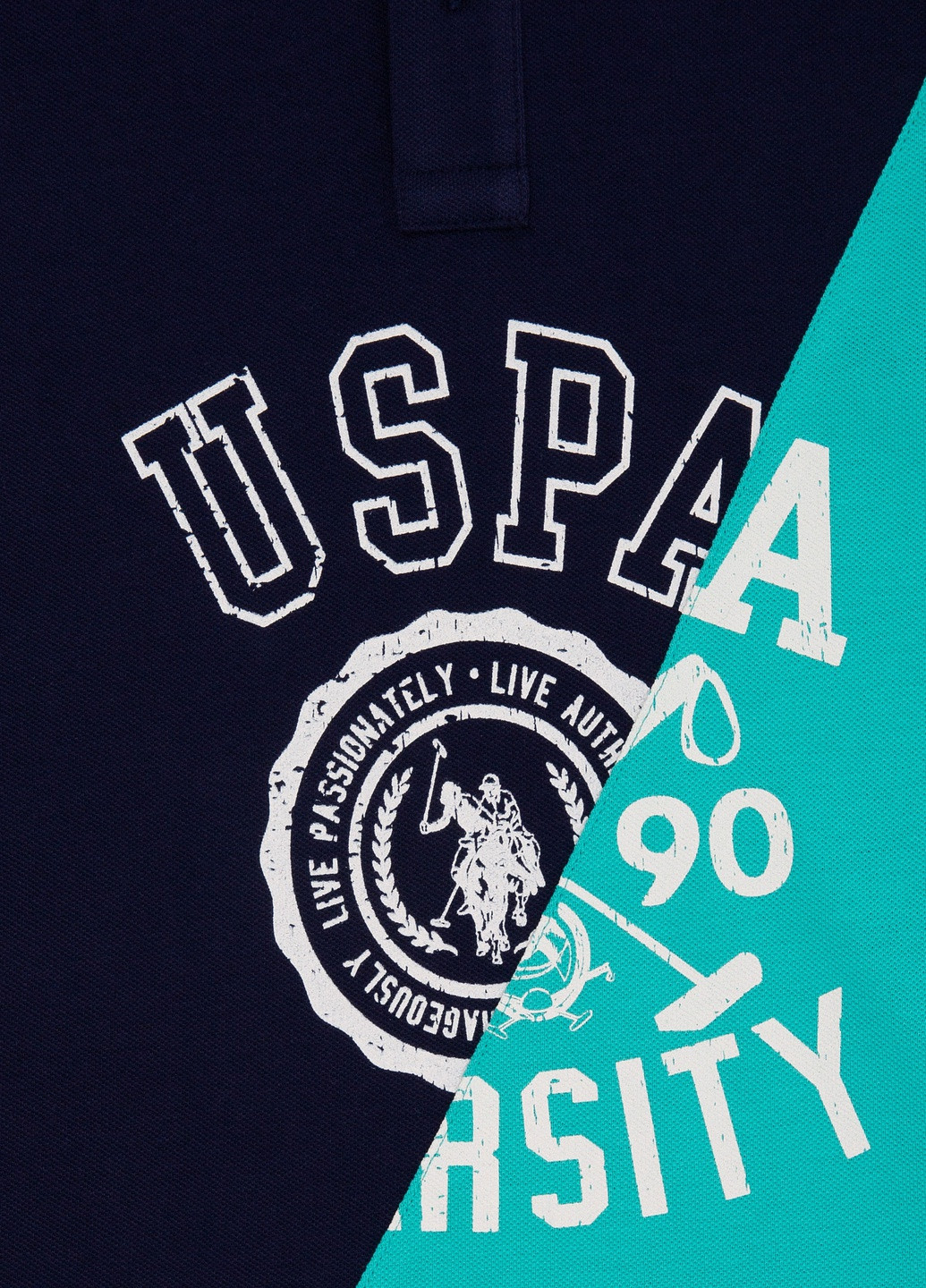 Черная детская футболка-футболка u.s/ polo assn. на мальчика для мальчика U.S. Polo Assn.