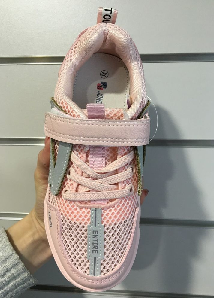 Рожеві дитячі кросівки 27 р 17 см рожевий артикул к274 Jong Golf