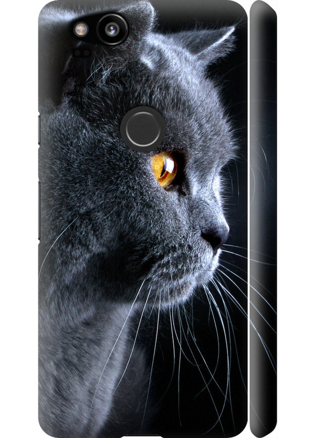 3D пластиковий матовий чохол 'Гарний кіт' для Endorphone Google Pixel 2 (257906620)