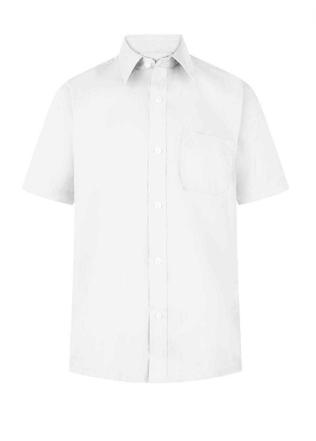 Белая классическая рубашка однотонная George