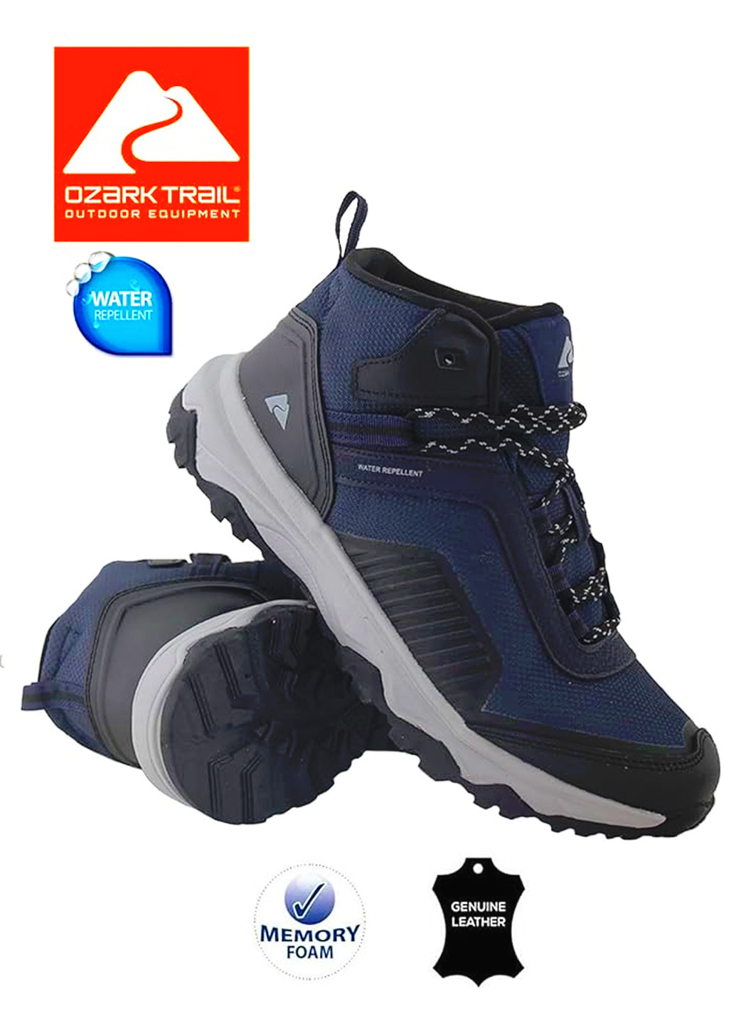 Синие мужские туристические повседневные ботинки Ozark Trail