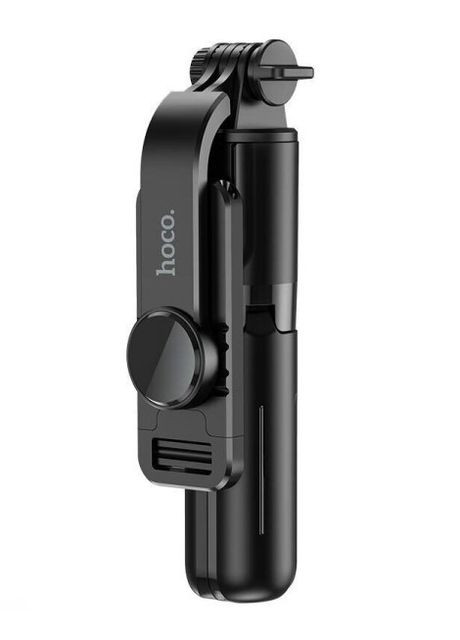 Монопод-трипод ручной, селфи-палка для телефона (крепление для телефона, 60 см, с пультом) - Черный Hoco k17 (270015310)