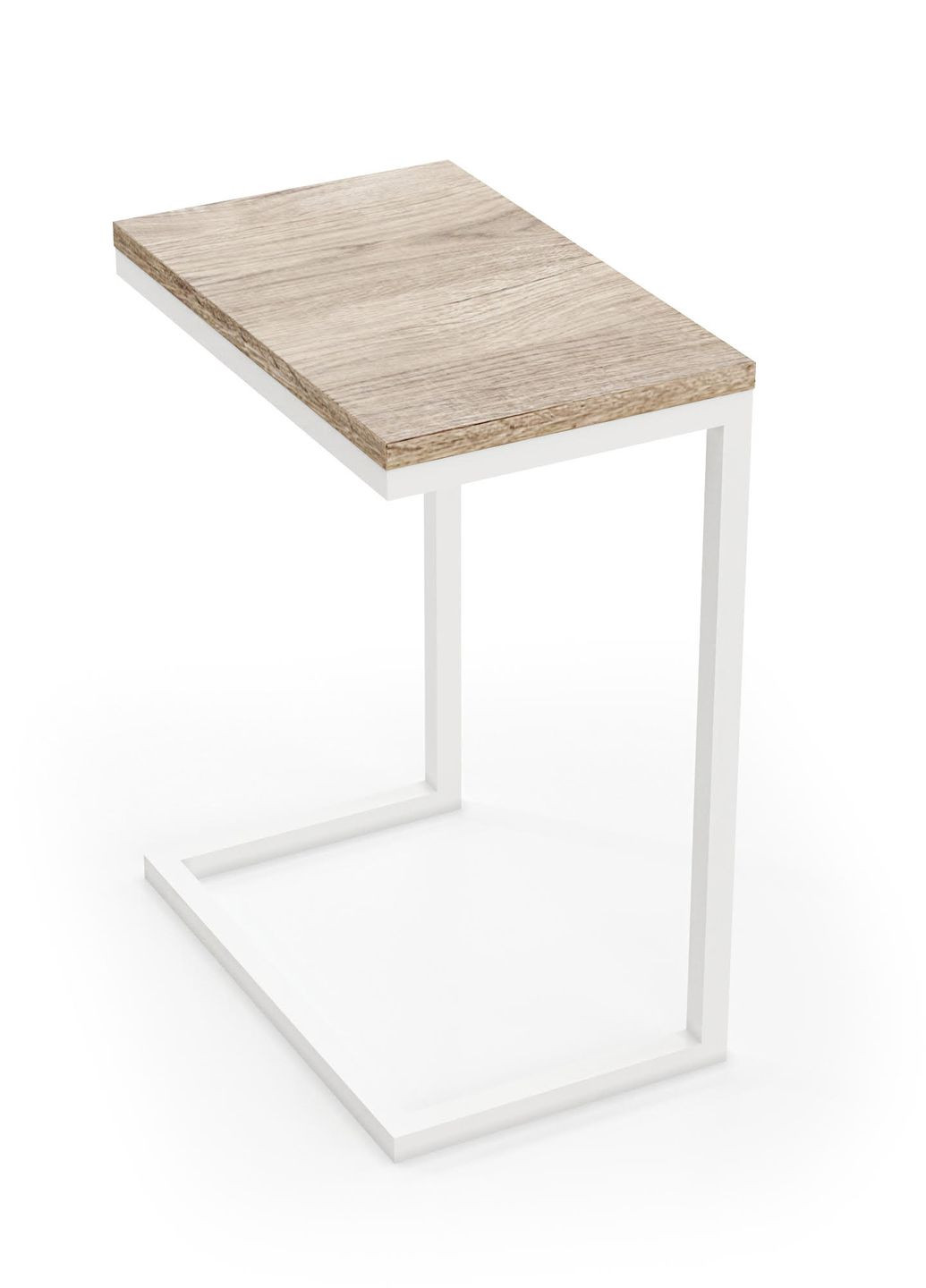 Стол приставной 40х25 см Дуб Брунико белый Vian-Dizain (266349973)