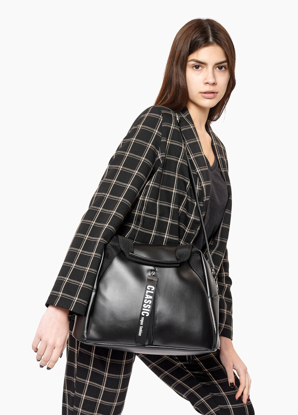 Жіноча спортивна сумка Vogue BZT чорна Sambag (259945427)