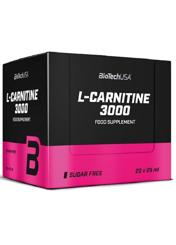 L-Карнитин L-Carnitine Ampoule 3000 20 x 25 ml (Lemon) Biotech (260596963)