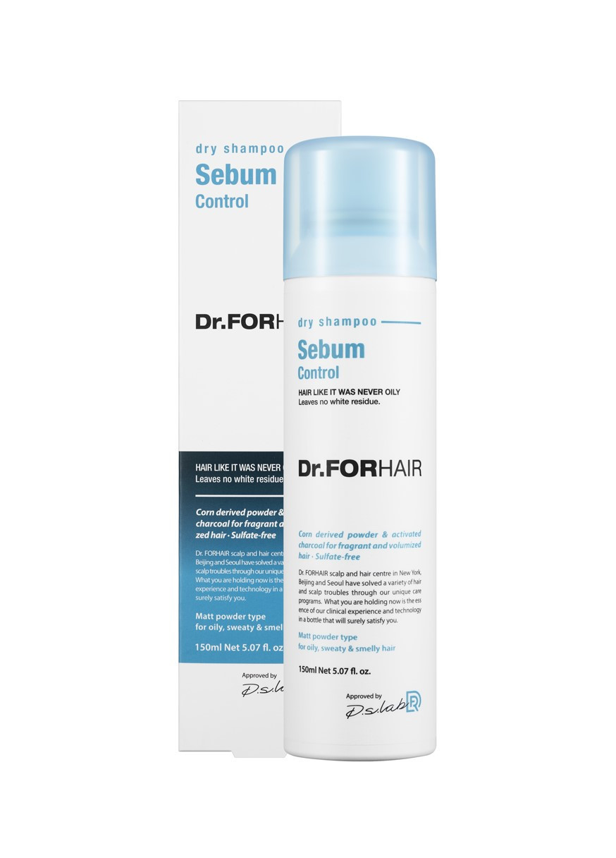 Сухой шампунь для уменьшения кожного сала Sebum Dry Shampoo 150 мл Dr.Forhair (268218782)