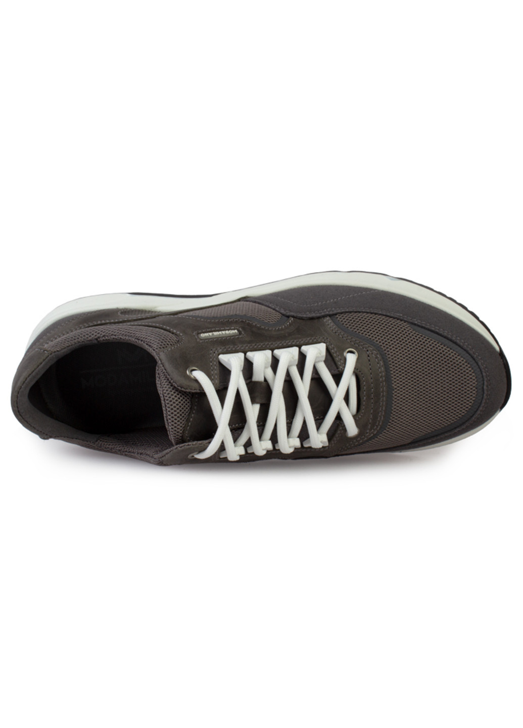 Серые демисезонные кроссовки мужские бренда 9200378_(1) ModaMilano