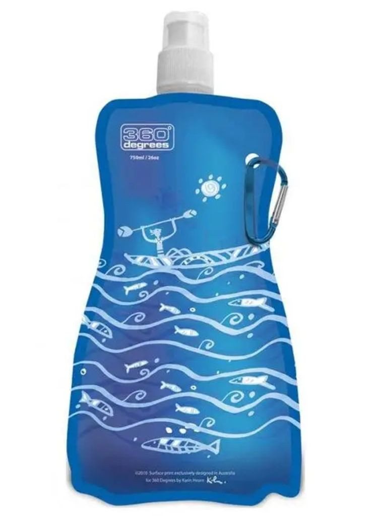 Пляшка Flexi Bottle Boat Blue 750 ml від Sea to Summit 360 Degrees (275865579)