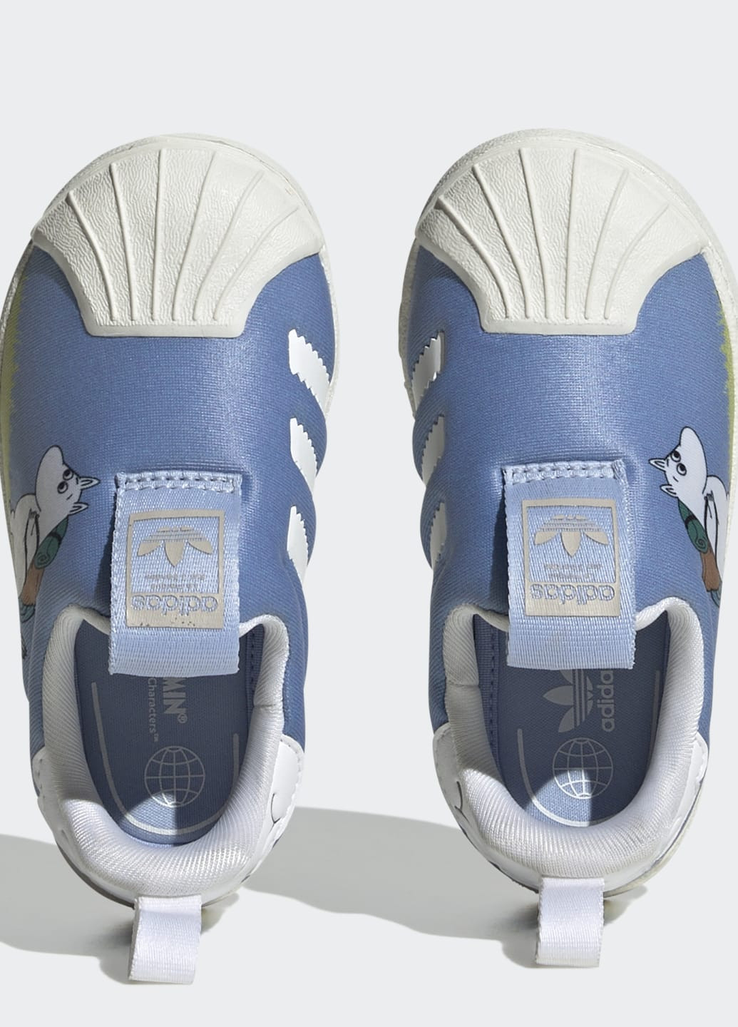 Синие всесезонные кроссовки superstar 360 x moomin adidas