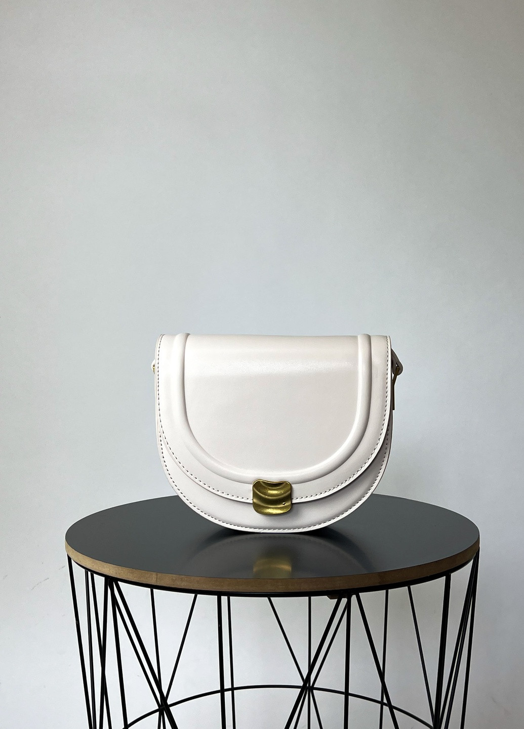 Жіноча сумка Moon молочна (1415) No Brand (258886235)