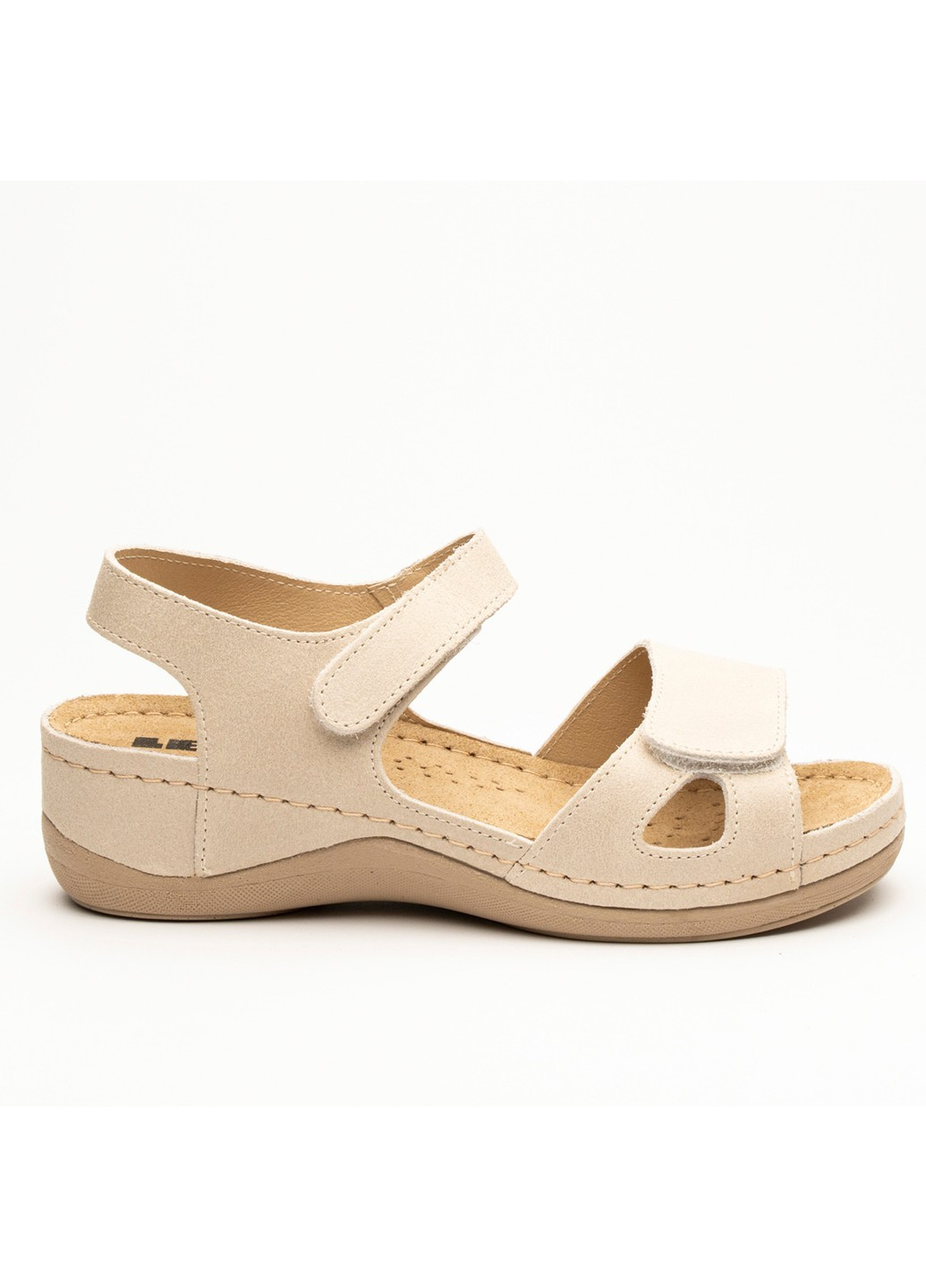 сандалии женские кожаные beti 935, beige Leon