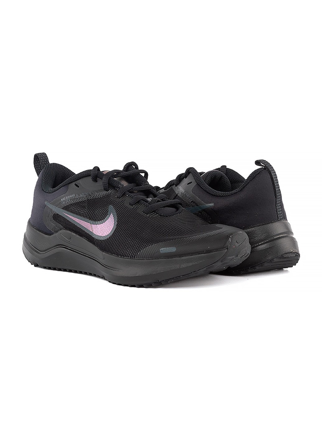 Черные демисезонные кроссовки downshifter 12 nn (gs) Nike