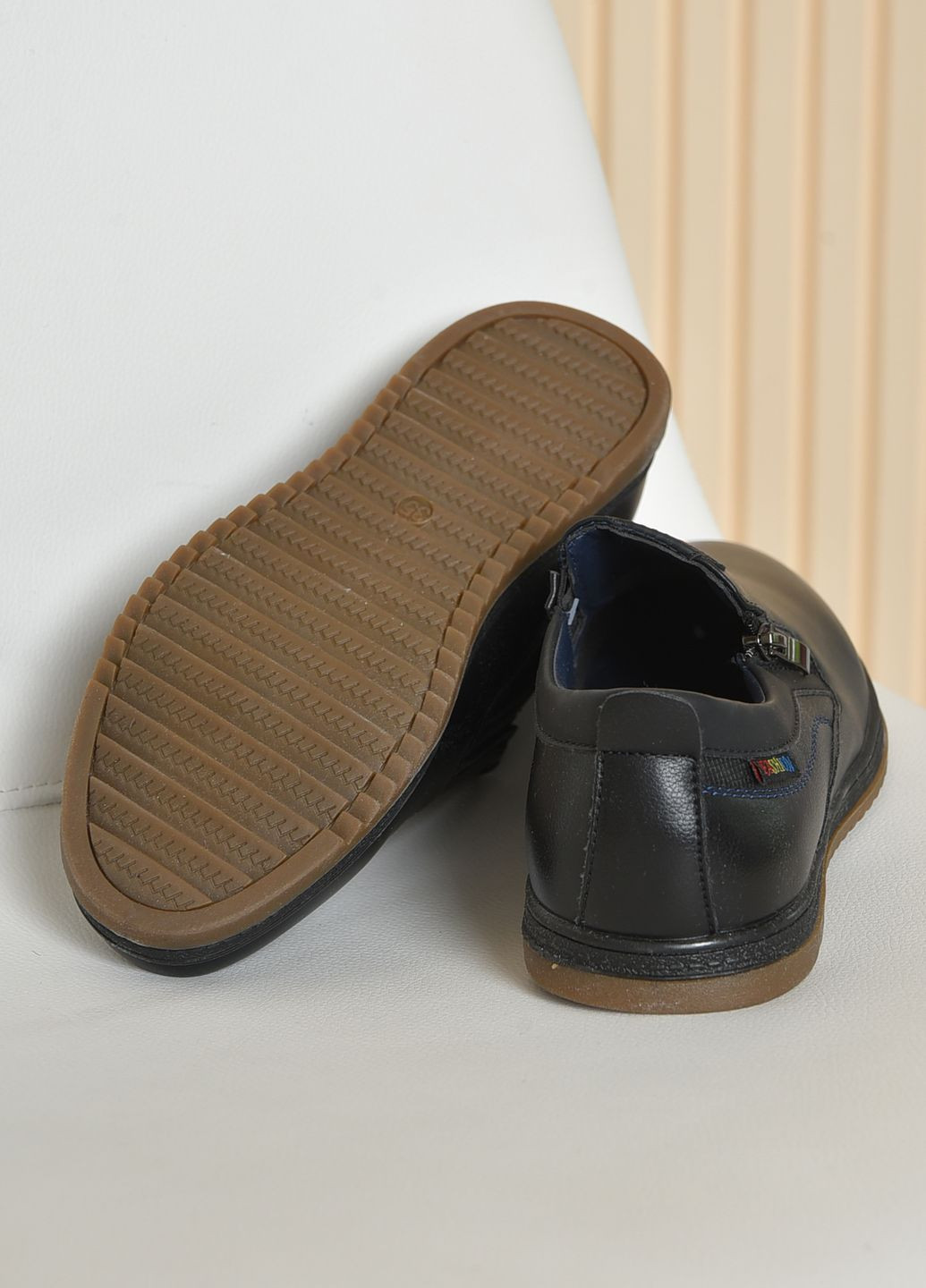 Туфлі дитячі для хлопчика чорного кольору Let's Shop (261762187)