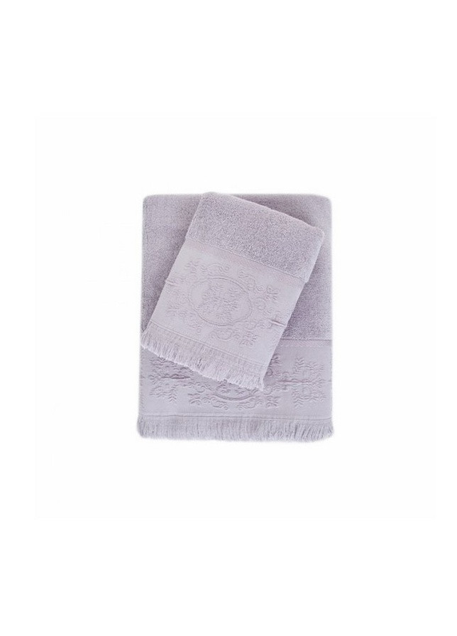 Irya полотенце jakarli - nera lila лиловый 70*140 однотонный лиловый производство - Турция