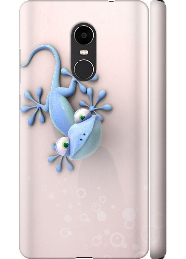 3D пластиковый матовый чехол 'Геккончик' для Endorphone Xiaomi Redmi Note 4X (260737345)