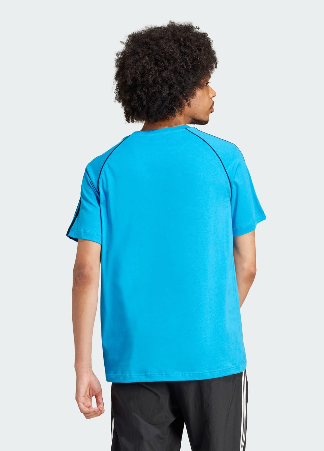 Синяя футболка sst adidas