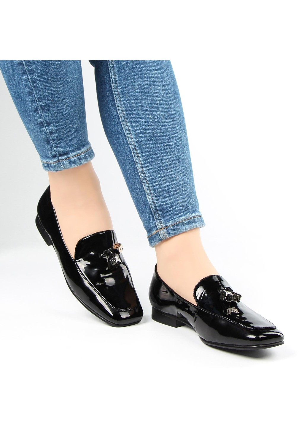 Buts Жіночі лофери 197248 чорний з натуральна шкіра, — демісезон (258412281)