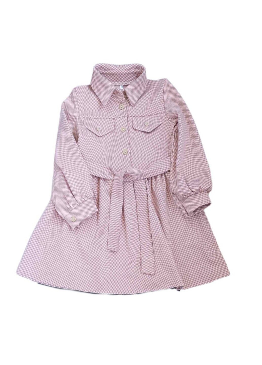 Розовое платье на девочку Модняшки (274529609)