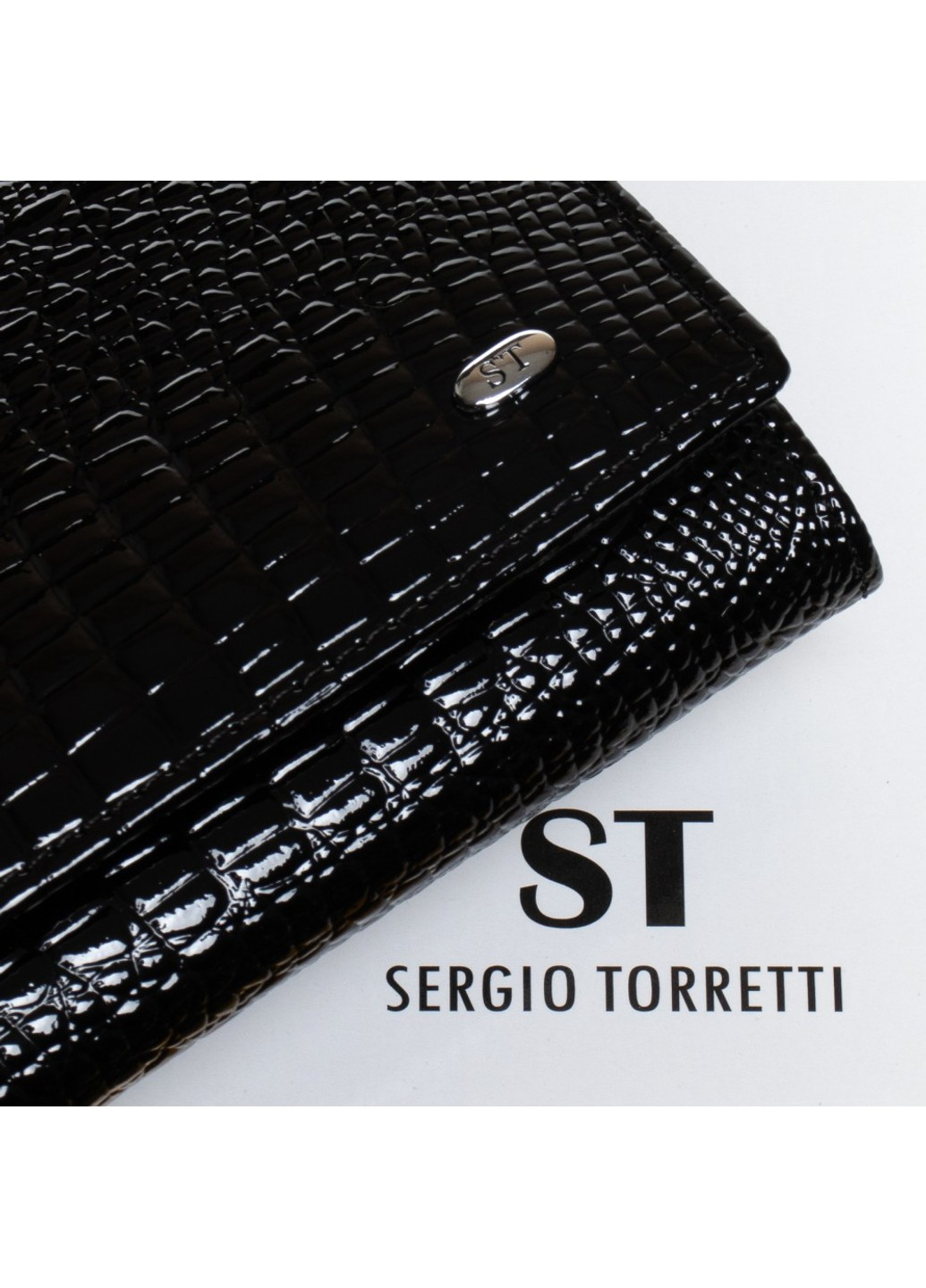 Шкіряний жіночий гаманець LR SERGIO TORRETTI W501-2 black Dr. Bond (261771343)