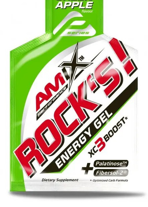 Performance Amix Rock´s Gel Free with caffeine 32 g Green Apple Amix Nutrition (256726054)