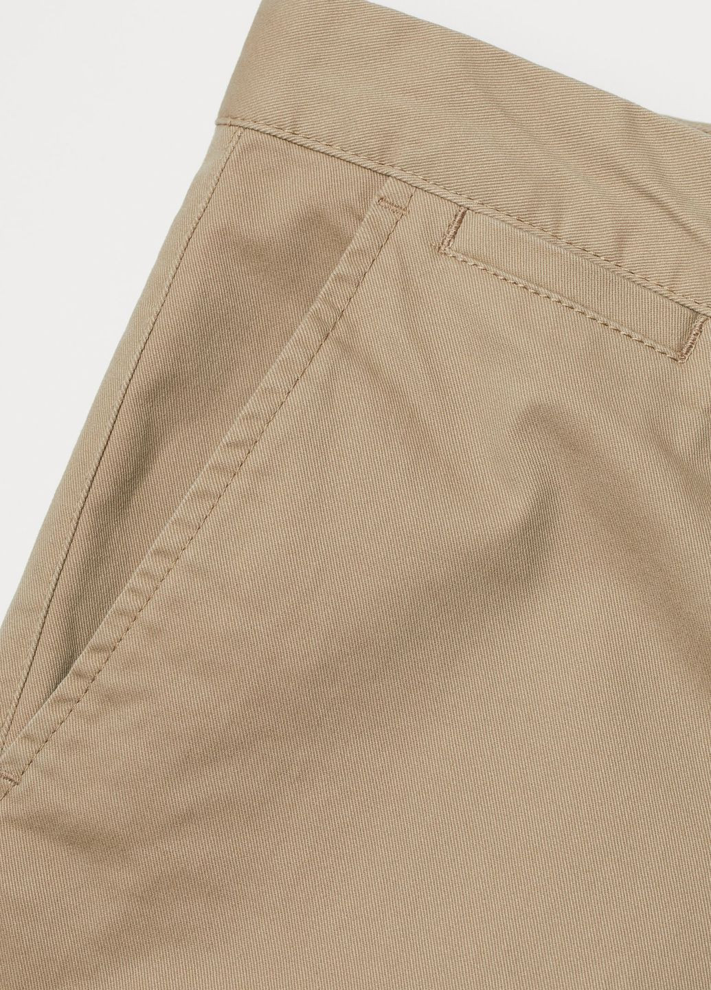 Светло-бежевые повседневный летние брюки H&M