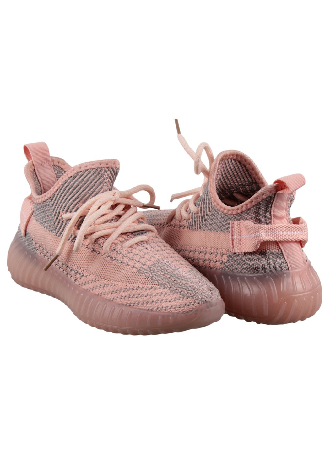 Розовые демисезонные женские кроссовки 199075 Baderus