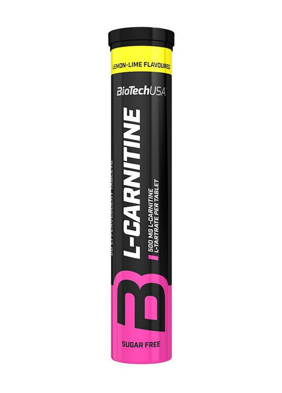 L-карнітин Effervescent L-Carnitine 500 mg 20 tabs (Blueberry- raspberry) Biotech (260477661)