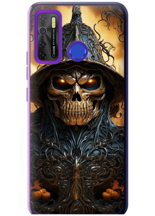 Силиконовый чехол 'Череп 2' для Endorphone Tecno Camon 15 (266806091)