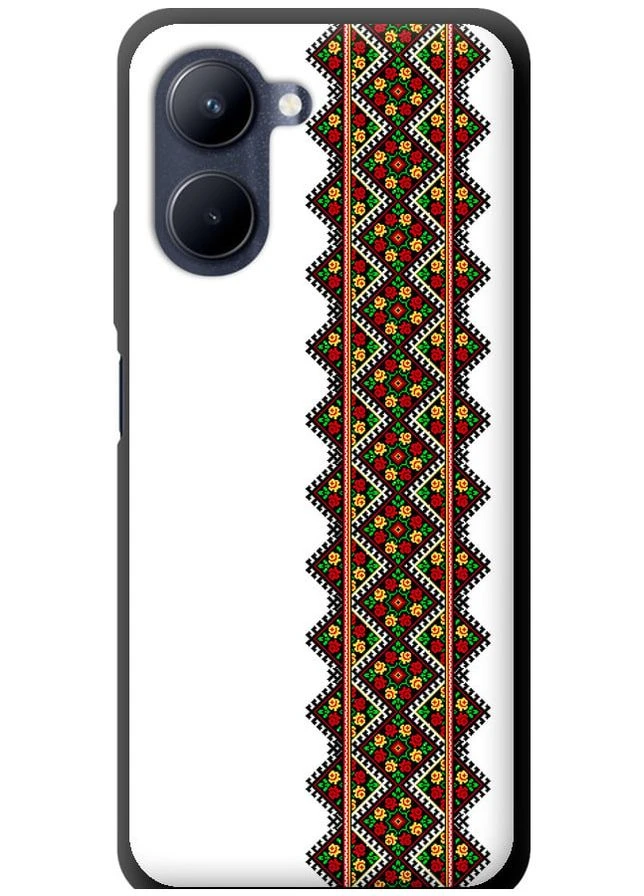 TPU черный чехол 'Вышиванка 17' для Endorphone Realme C33 (269348025)