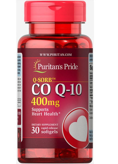 Puritan's Pride Q-Sorb Co Q-10 400 mg 30 Caps Puritans Pride (257342603)