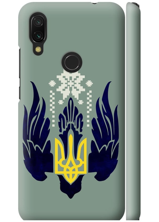 3D пластиковий матовий чохол 'Тризуб із крилами' для Endorphone Xiaomi Redmi 7 (259944327)